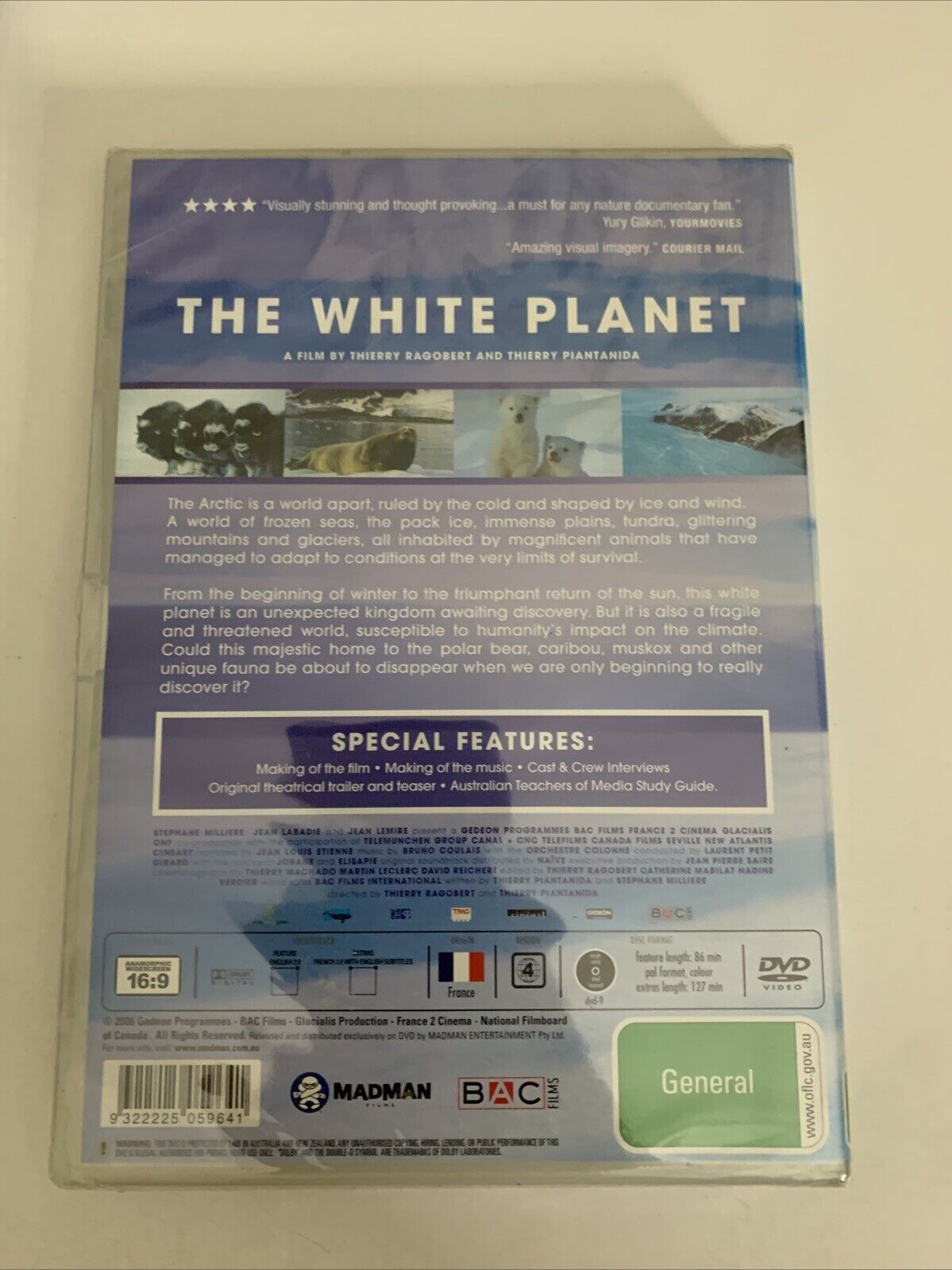 The White Planet (DVD, 2006) Region 4  Brand NEW Sealed
