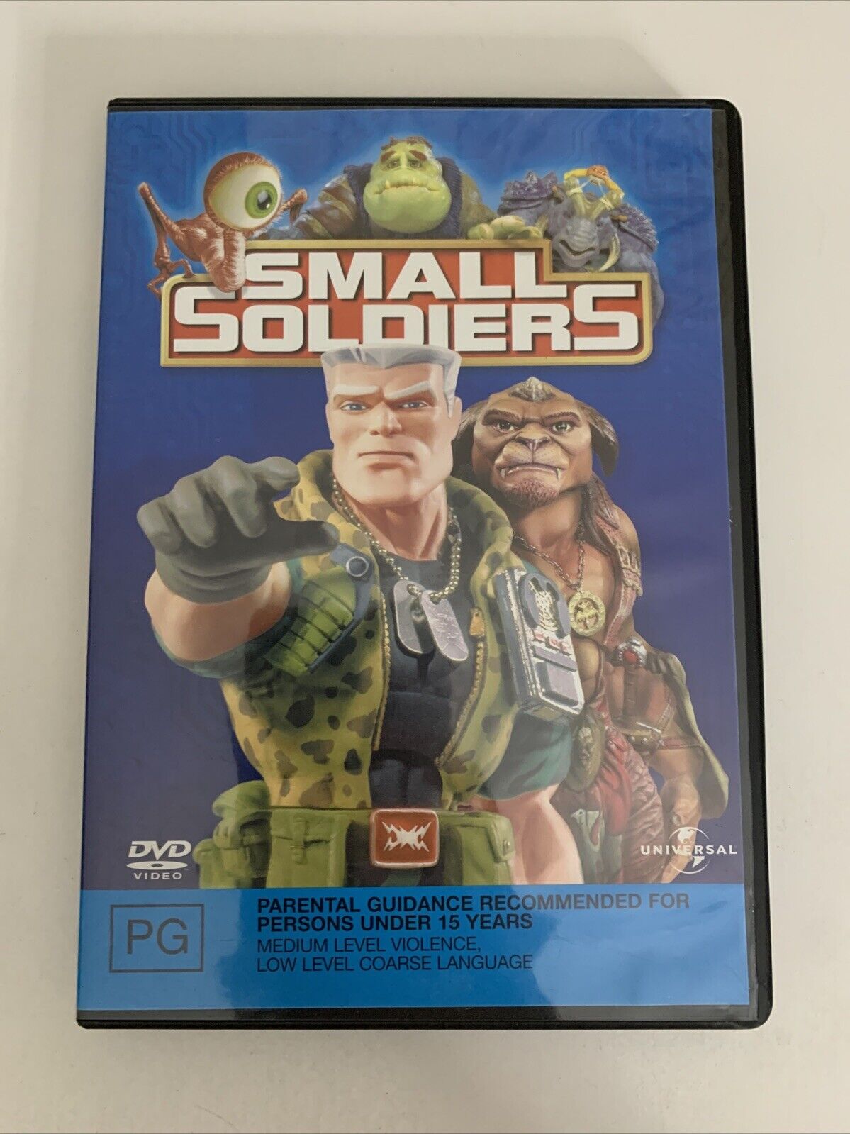Small Soldiers (DVD, 1998) Kirsten Dunst, Phil Hartman, Jay Mohr Region 4