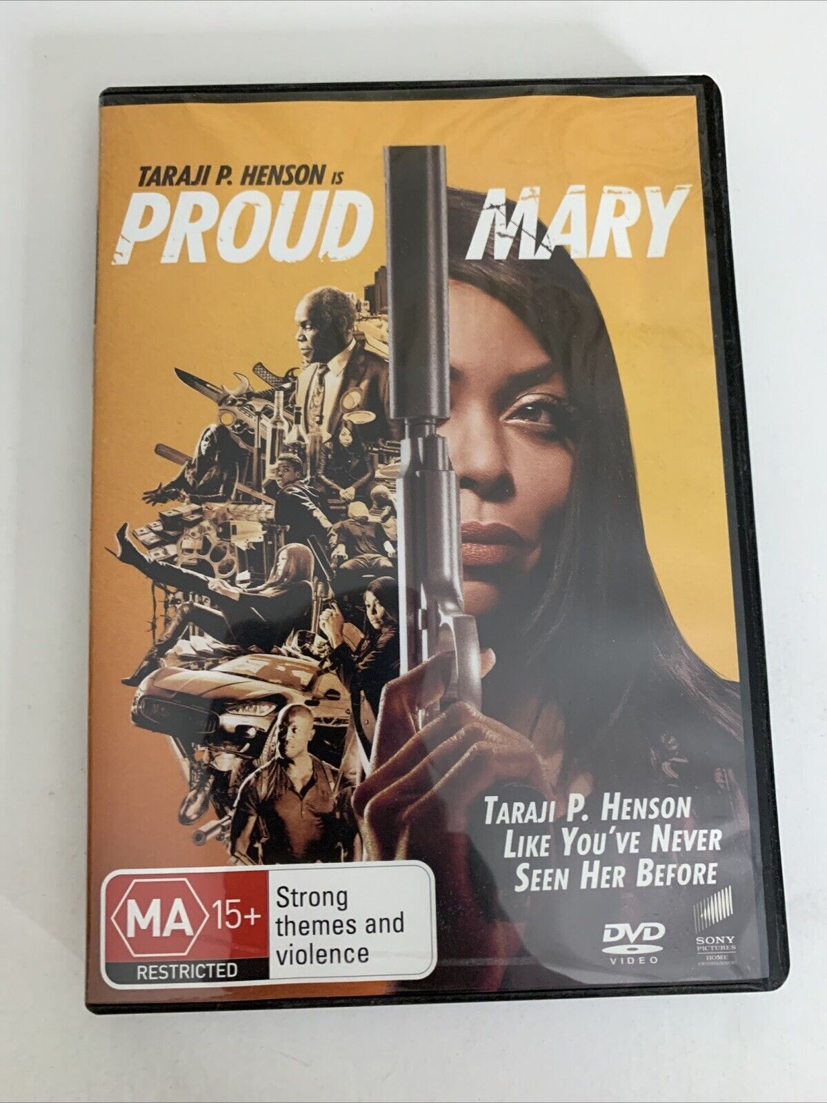 Proud Mary (DVD, 2018) Targit P. Henson, Danny Glover Region 4 &2