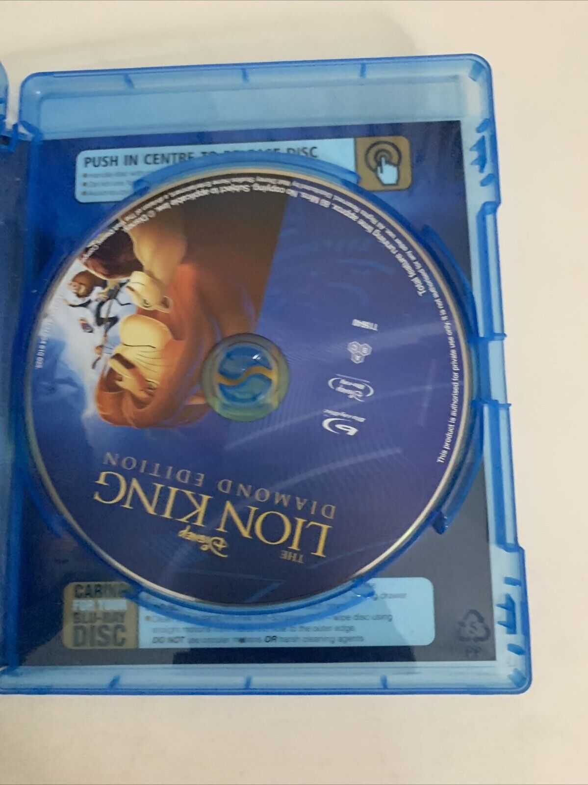 The Lion King (Blu-ray, 1994) Diamond Edition Disney Animated Film All Regions