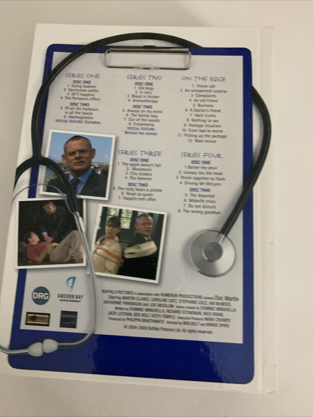 Doc Martin Comedy Cure (DVD, 2010) Series 1-4 +On The Edge Martin Clunes Region4