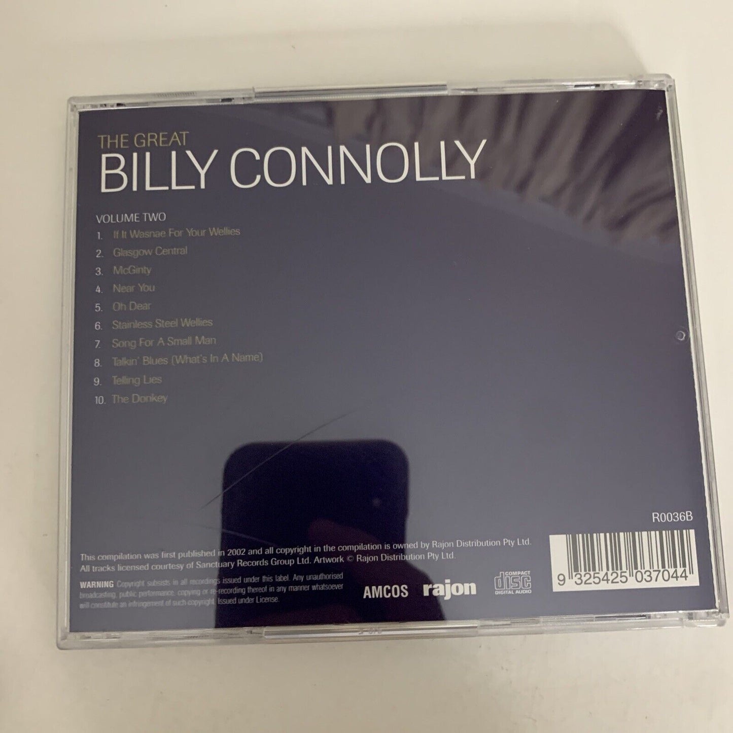 The Great Billy Connolly Volume 1 & 2 (CD, 2002, 2-Disc Set )