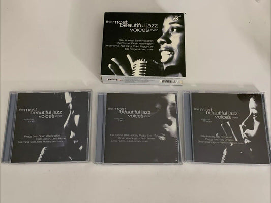 Most Beautiful Jazz Voices by Various Artists (CD, 2004, Box Set, 3-Disc Set)