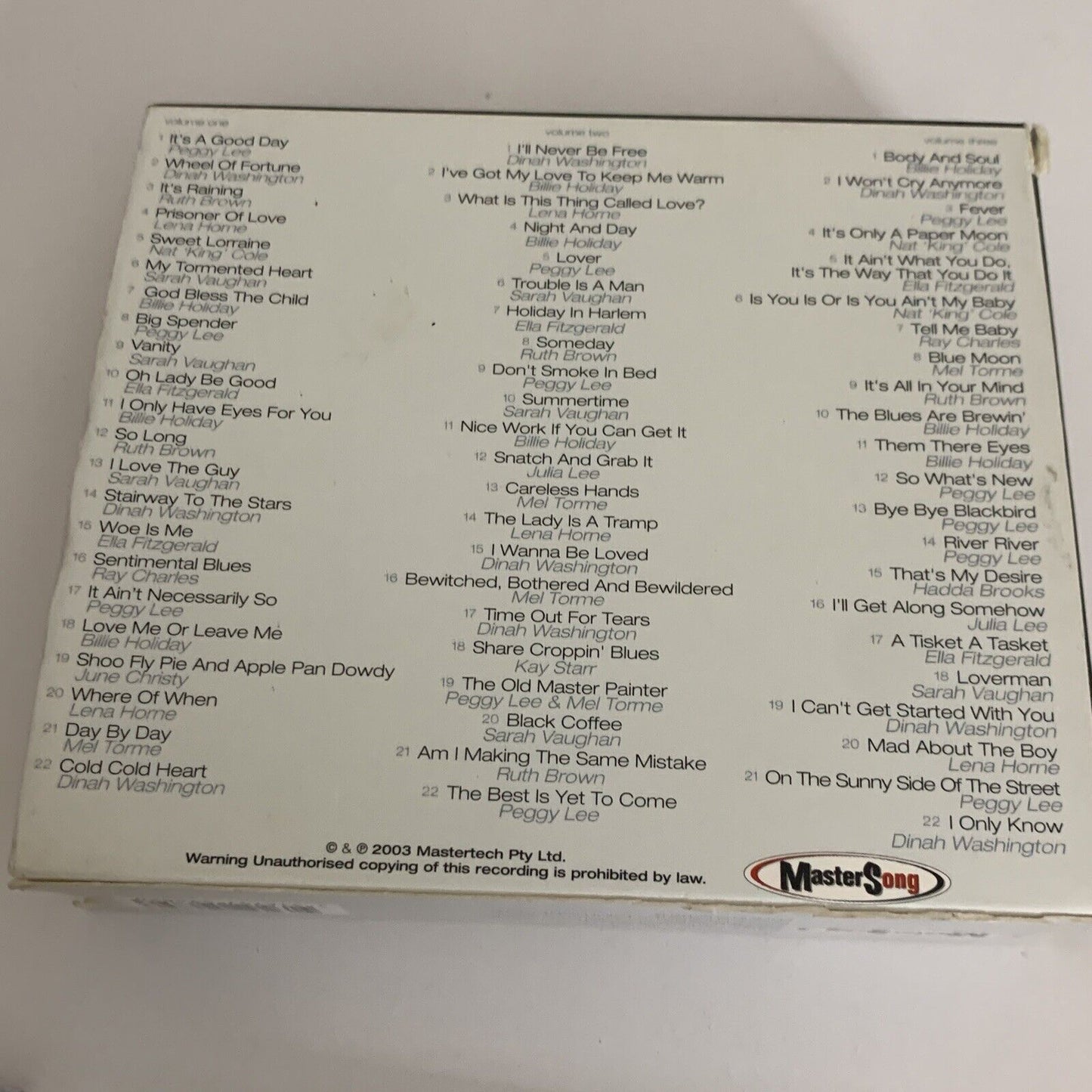 Most Beautiful Jazz Voices by Various Artists (CD, 2004, Box Set, 3-Disc Set)