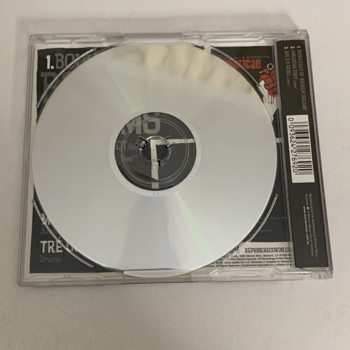 Boulevard Of Broken Dreams by Green Day (CD, 2004) Single Reprise Records