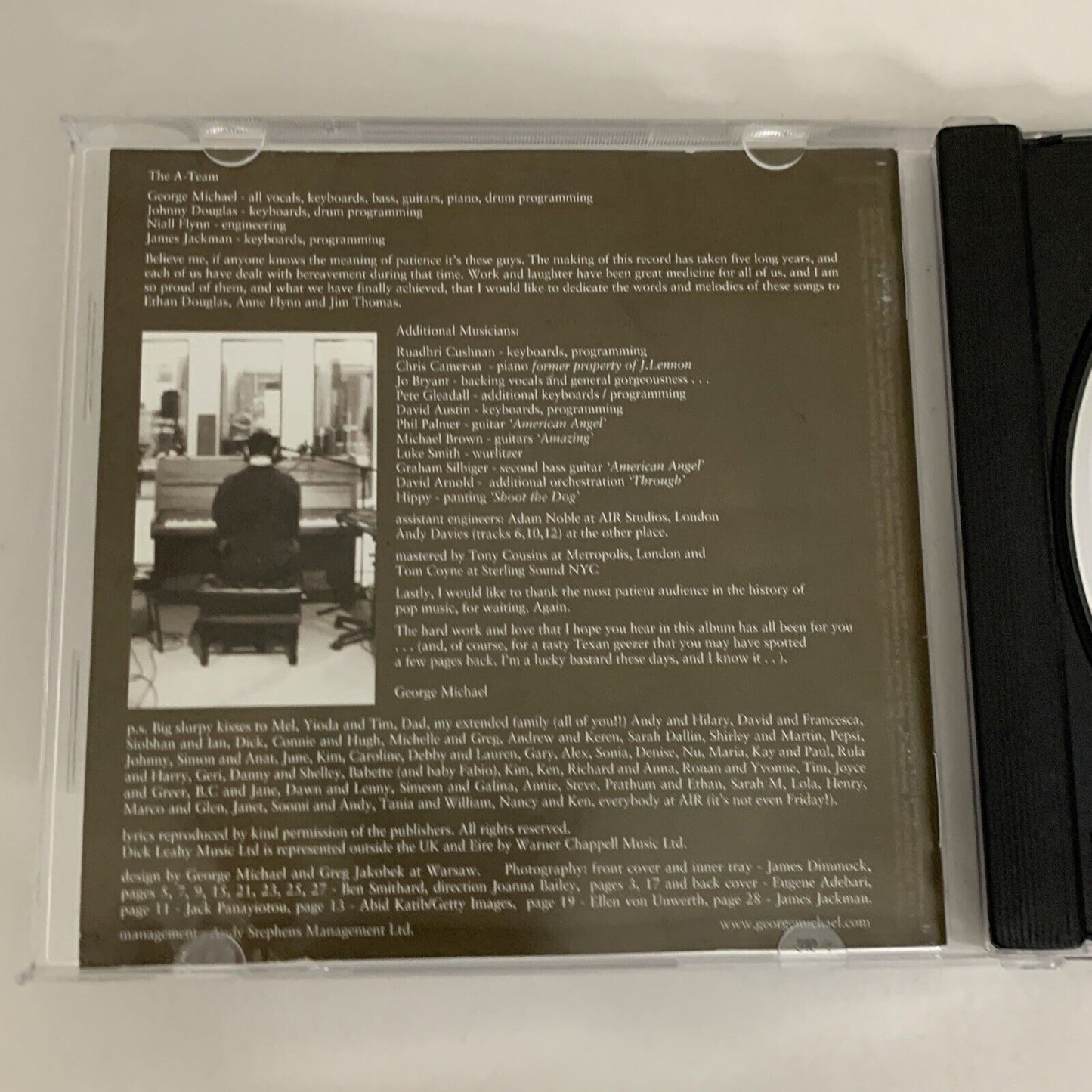 Patience by George Michael (CD, 2004) Album Epic Records