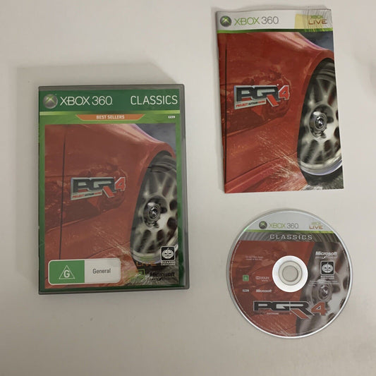 Project Gotham Racing PGR4 Microsoft XBOX 360 PAL 2009 Racing Game Complete