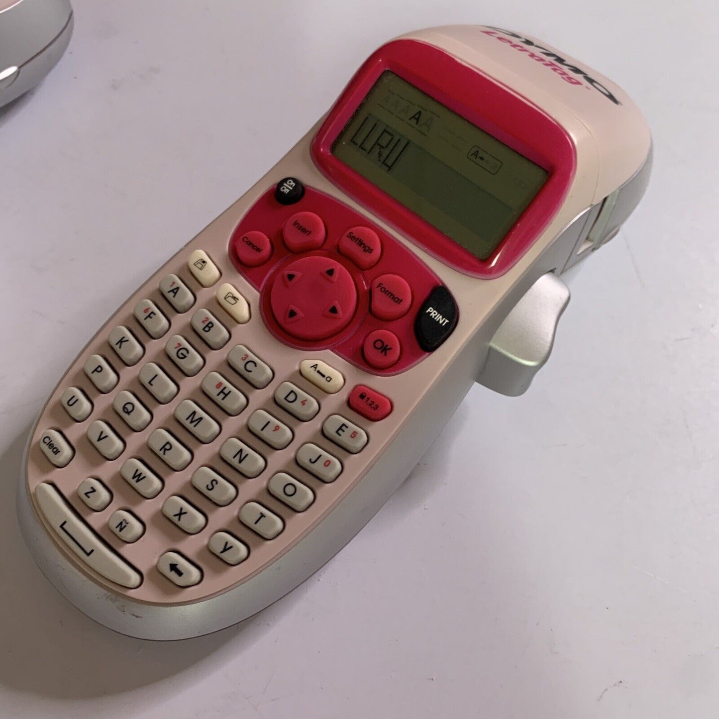 2x DYMO LetraTag 100H Handheld Label Maker Pink