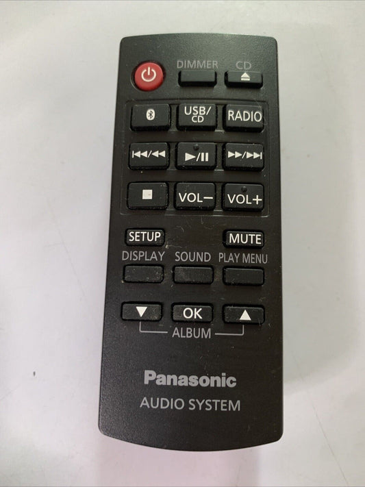 Genuine Panasonic Audio Remote Control For CD Stereo System N2QAYB000984