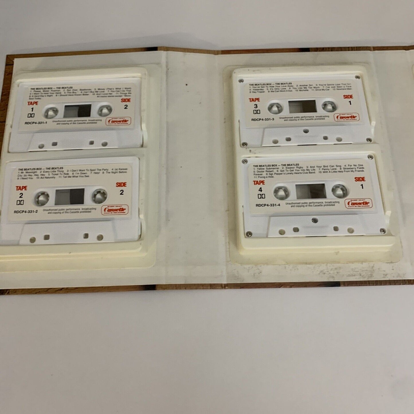The Beatles – From Liverpool The Beatles Box (Cassette, 1980) RDCP4-331
