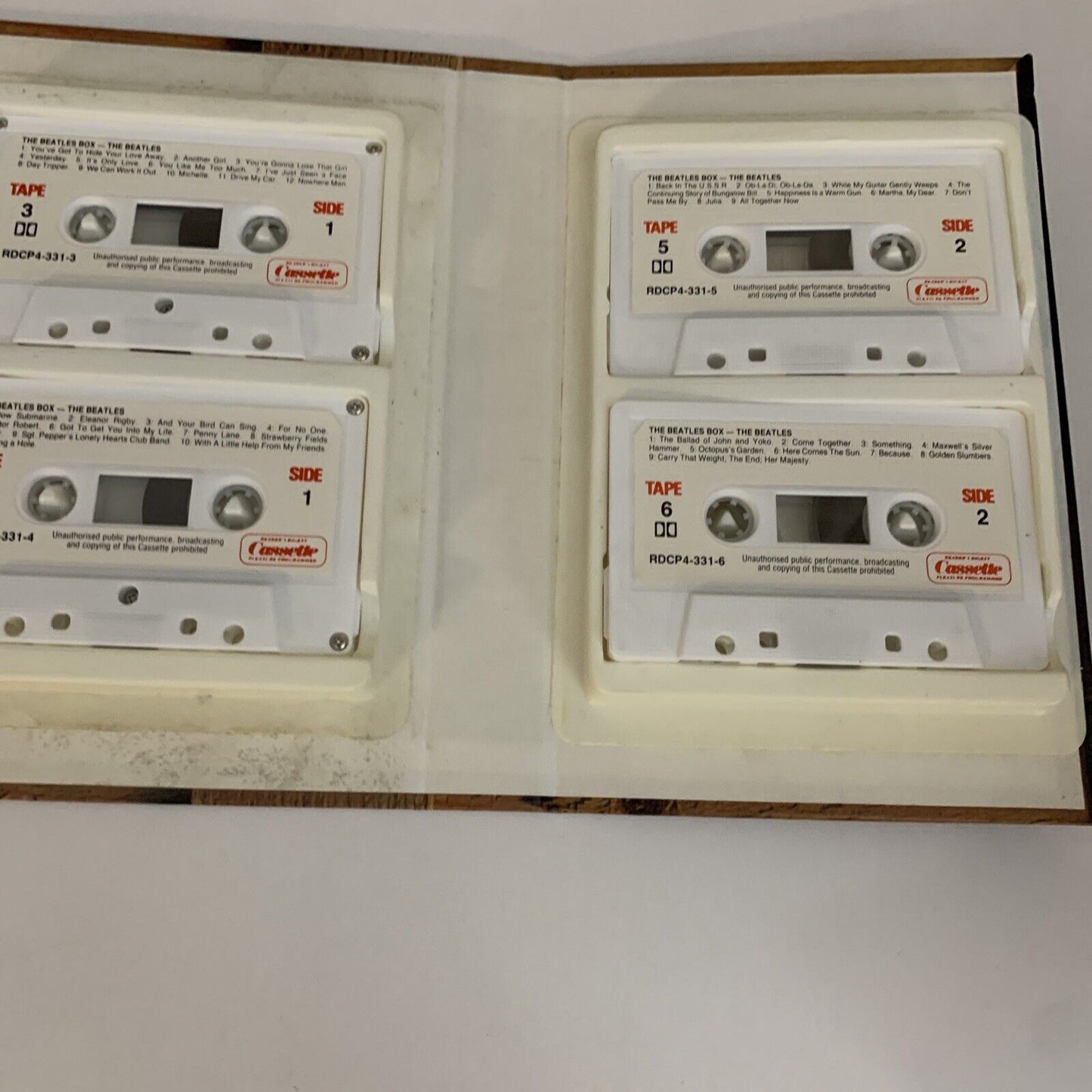 The Beatles – From Liverpool The Beatles Box (Cassette, 1980) RDCP4-331