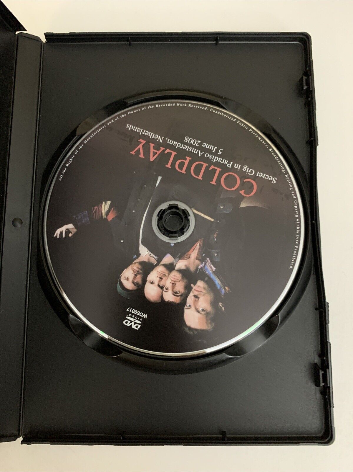 Coldplay Secret Gig In Paradiso Amsterdam 5 June 2008 (DVD, 2008) All Regions