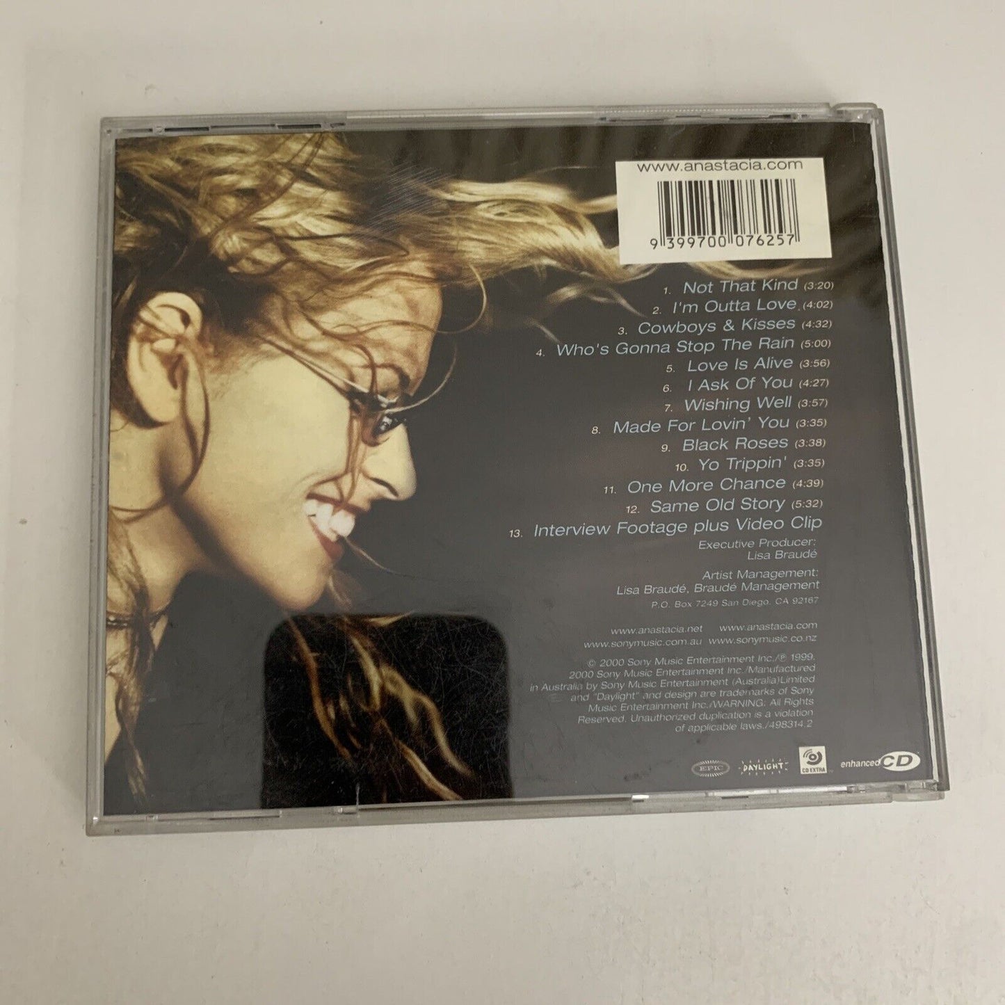 Anastacia – Not That Kind (CD, 2000, Enhanced) Album