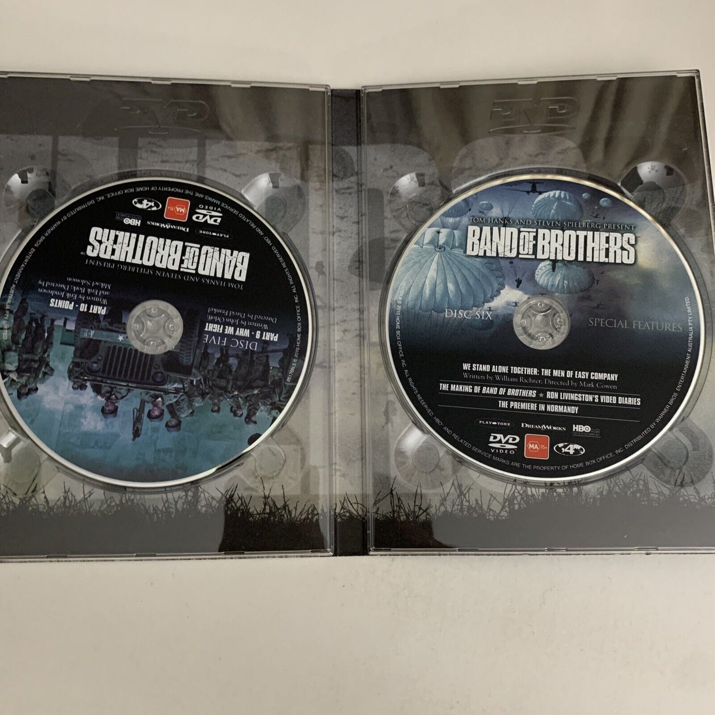 Band Of Brothers : Steelbox Special Edition Complete (DVD, 2001) Region 4