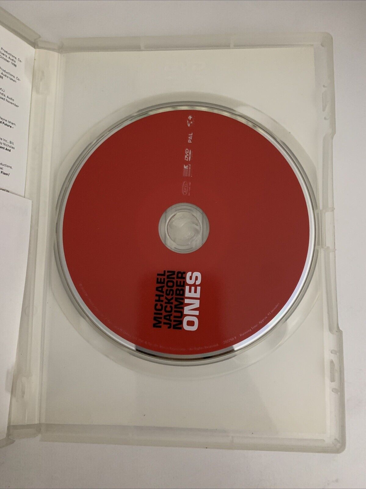 Michael Jackson Number Ones (DVD, 2003) All Regions