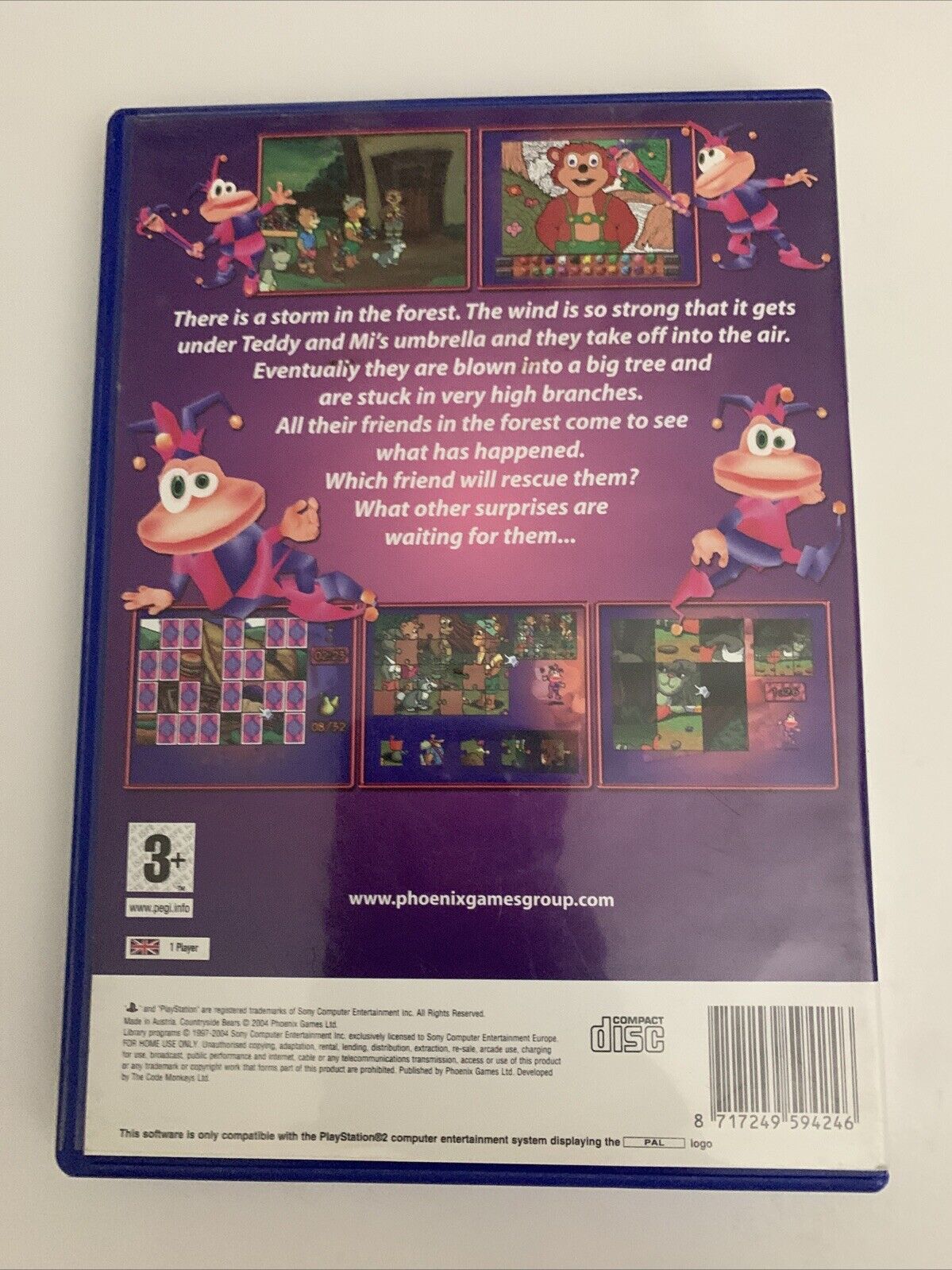 Countryside Bears PS2 Sony PlayStation 2 PAL 2006 Game Complete