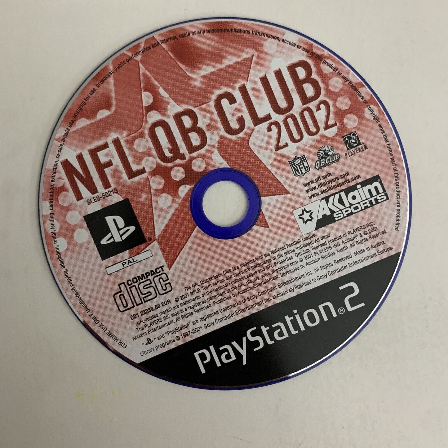 NFL QB Club 2002 PS2 Sony PlayStation 2 PAL Game Complete