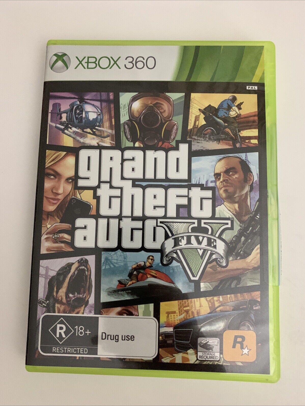 Grand Theft Auto V  Microsoft Xbox 360 PAL 2013 Game + Map Complete