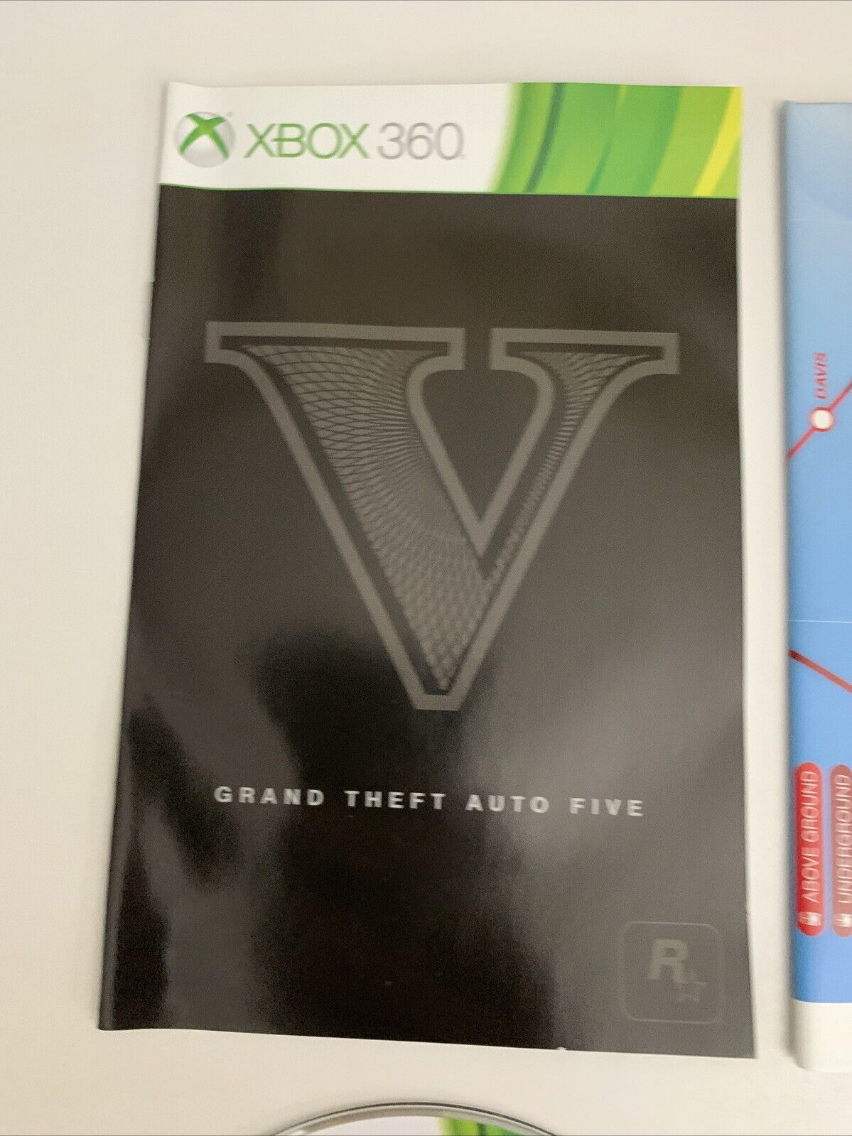 Grand Theft Auto V  Microsoft Xbox 360 PAL 2013 Game + Map Complete