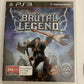 Brutal Legend  PS3 Sony PlayStation 3 2009 Game Complete