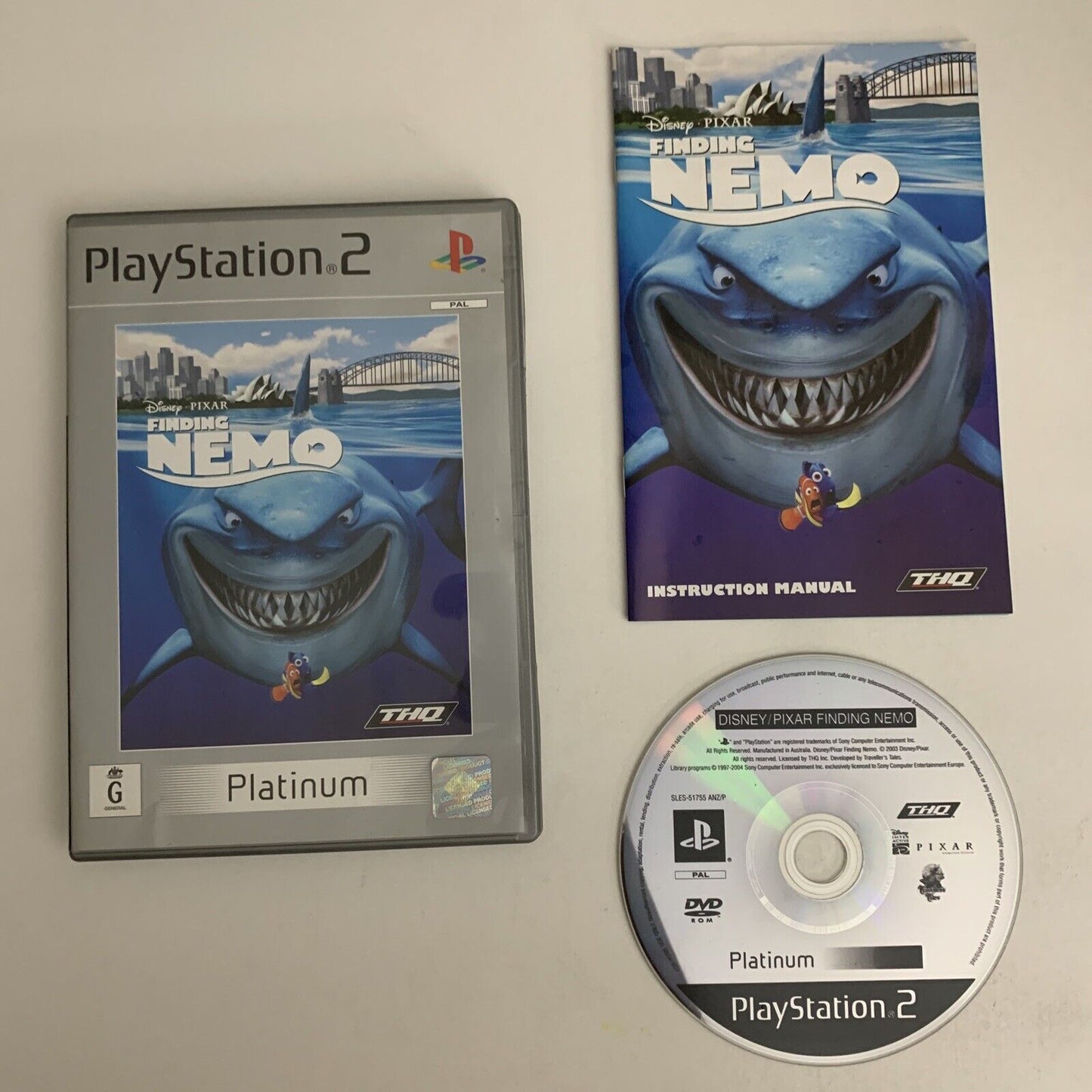 Disney Pixar Finding Nemo  PS2 Sony PlayStation 2 PAL Game Complete
