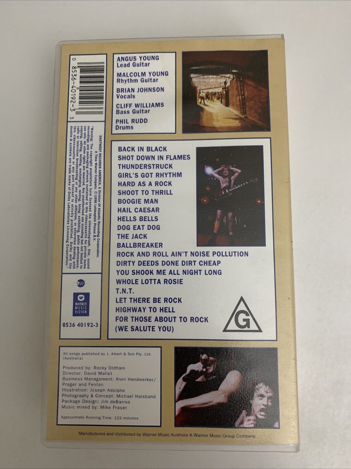 No Bull by AC/DC (VHS, 1996) PAL