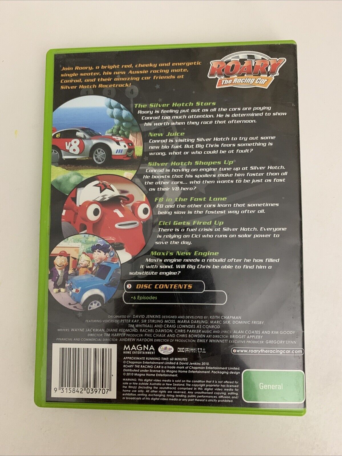 Roary The Racing Car : Meet Conrod The V8 (DVD, 2009) Region 4