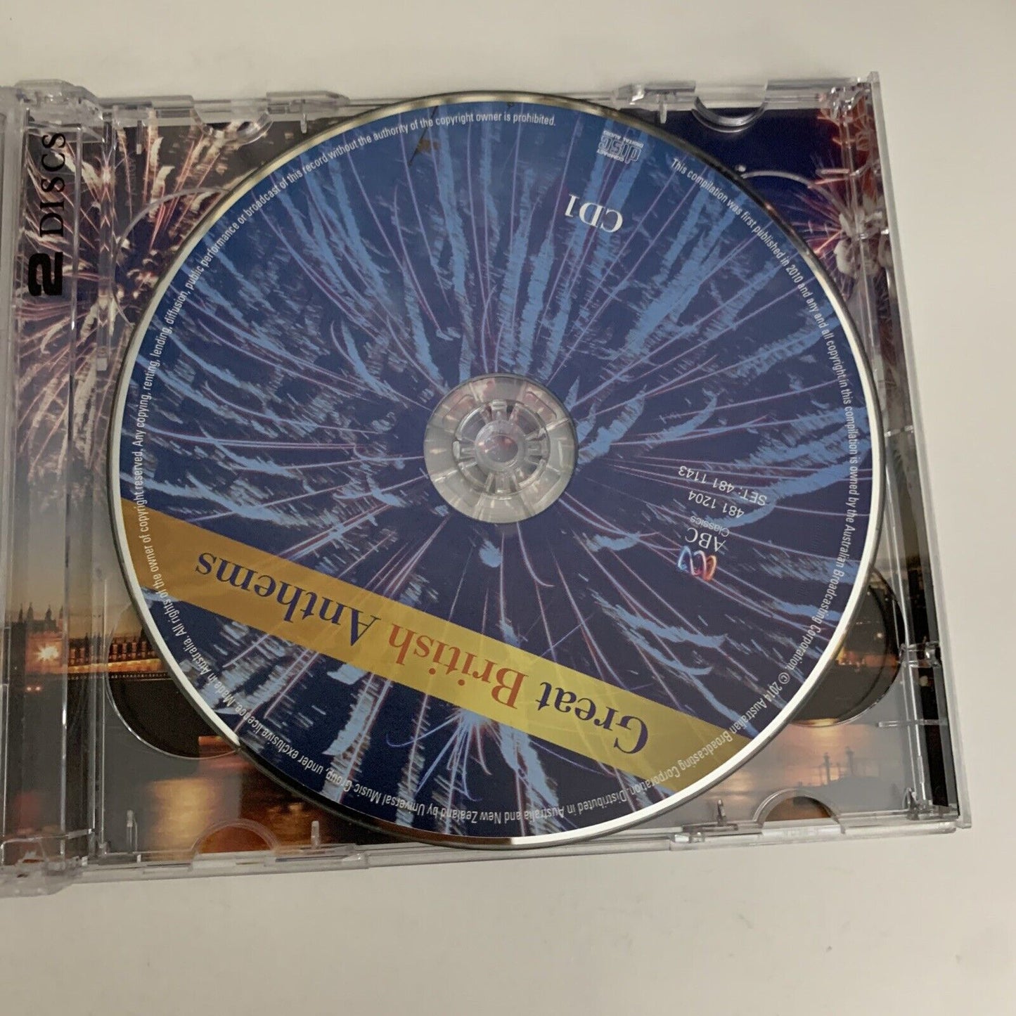 Great British Anthems  (CD, 2015, 2-Disc) ABC Classics Album