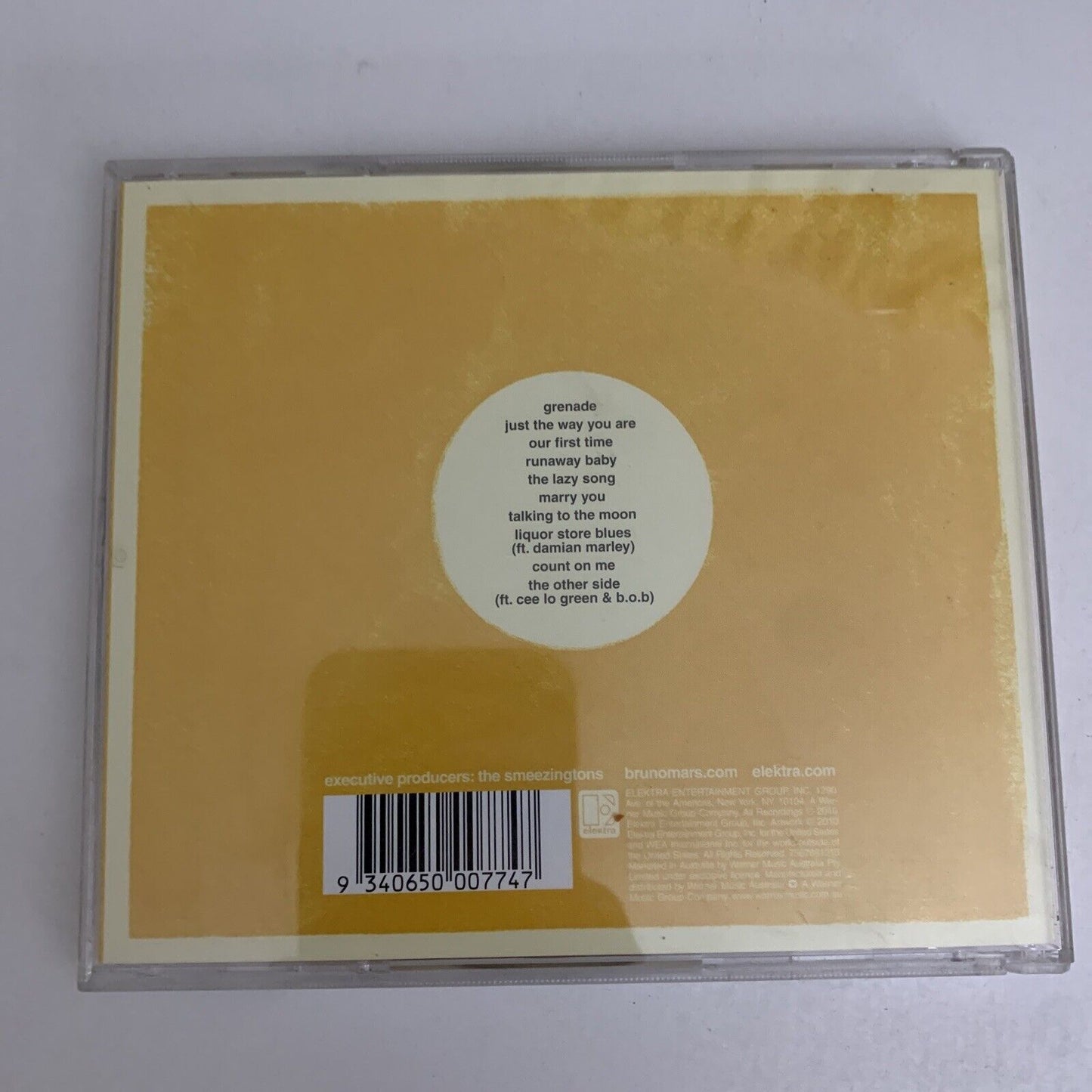 Bruno Mars – Doo-Wops & Hooligans (CD, 2010) Album