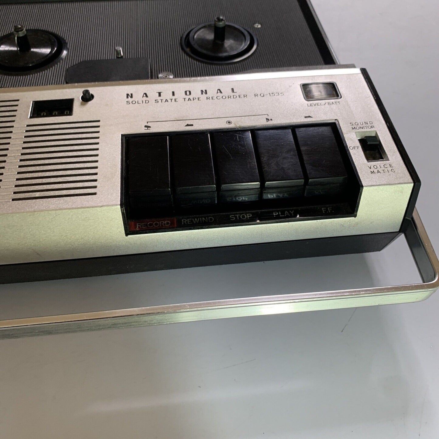National Solid State Tape Reel Player Recorder RQ-153S Japan *For Parts Repair