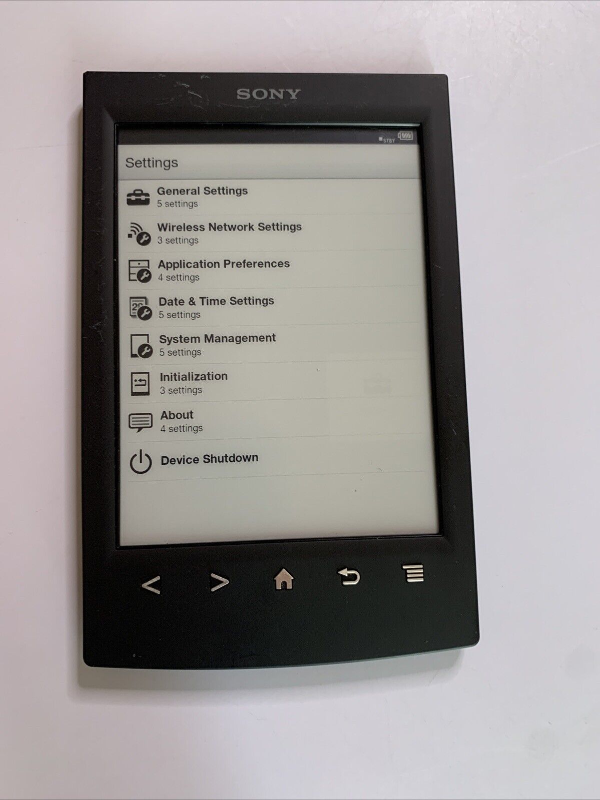 Sony Digital Book eReader 6" WiFi Touch Screen PRS-T2