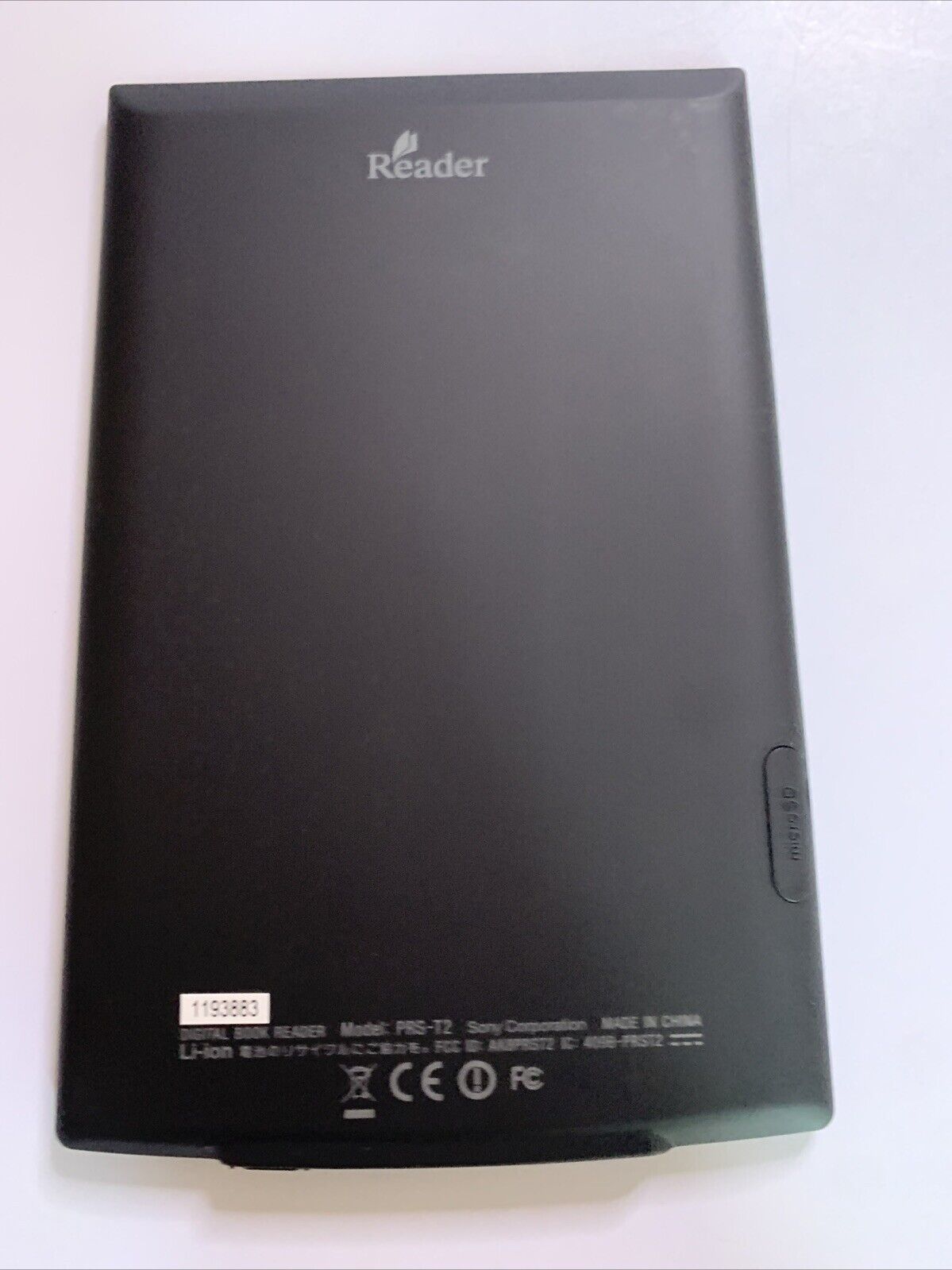 Sony Digital Book eReader 6" WiFi Touch Screen PRS-T2