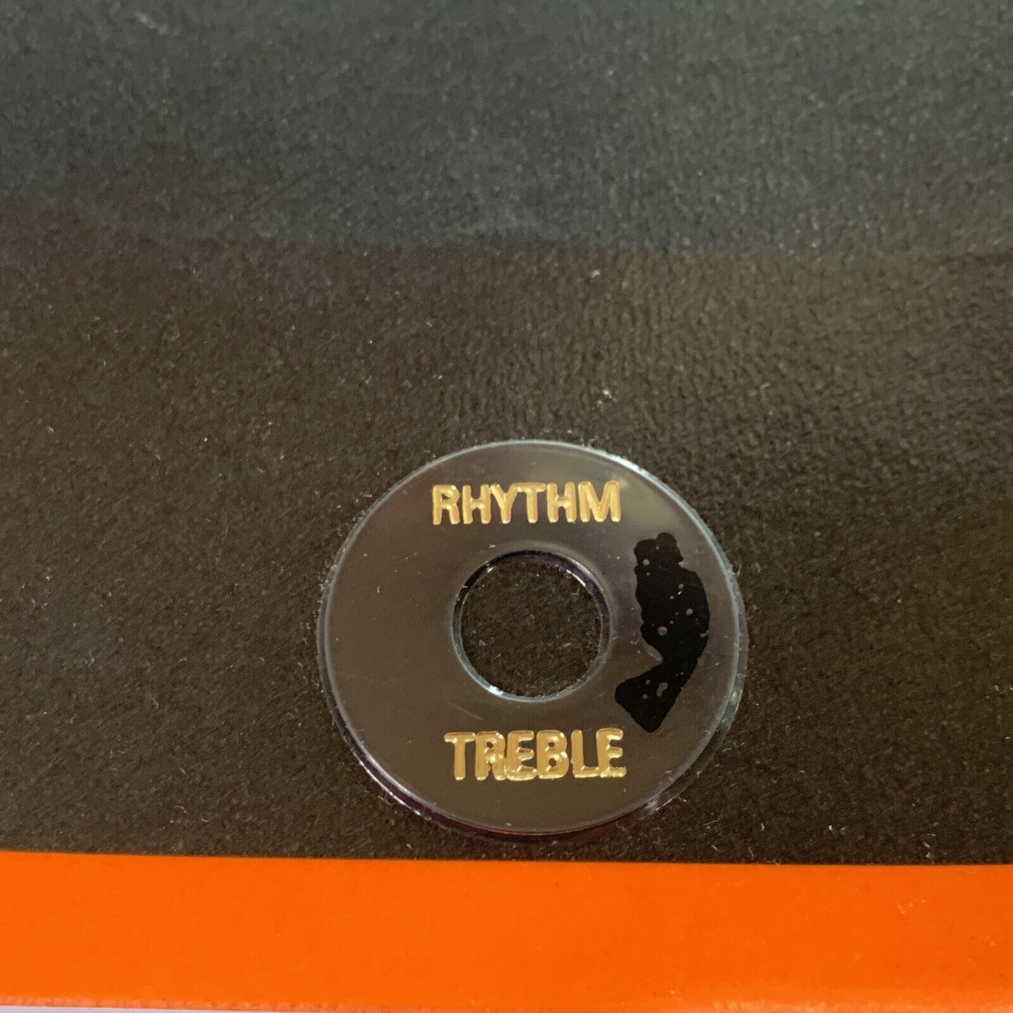 Gibson Les Paul Toggle Switch Washer Black Gold Ring Toggle Guitar  NEW