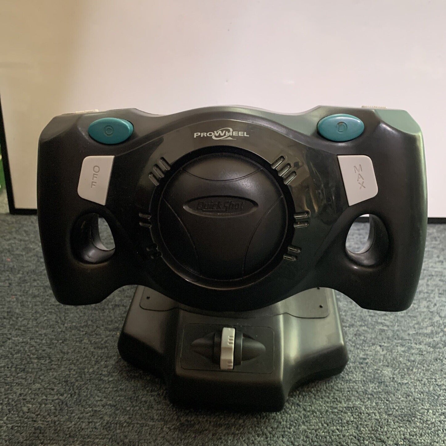 QuickShot Pro Wheel Racing Controller QS-6151 PC GamePort