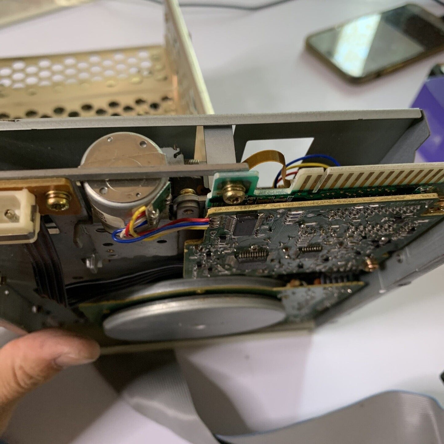 Mitsumi 5.25" Floppy Disk Drive D509V3 & Type 17 Conner Hard Drive CP-341 42MB
