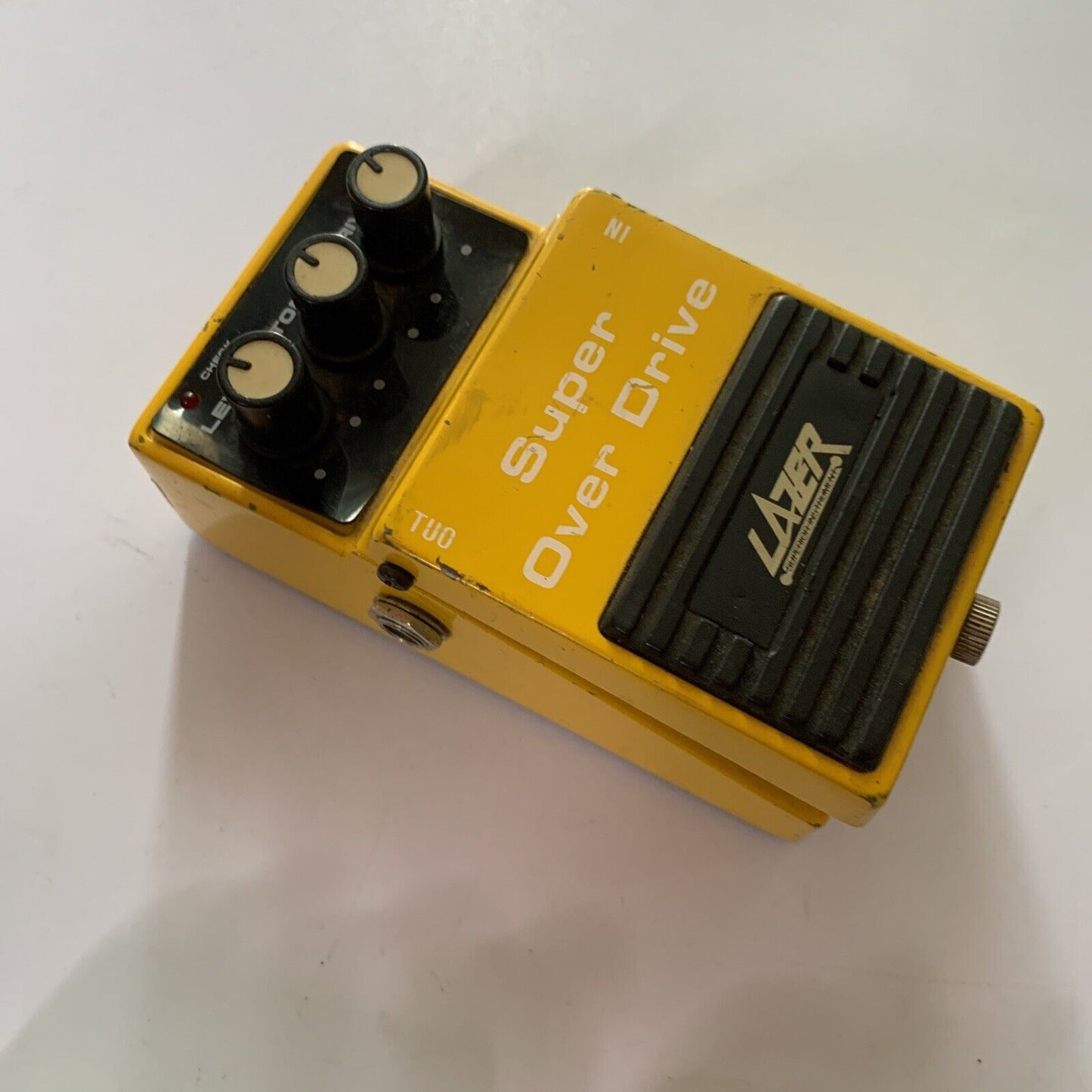 4x Guitar Pedals Vintage Lazer Super Over Drive Daphon *Untested For Parts