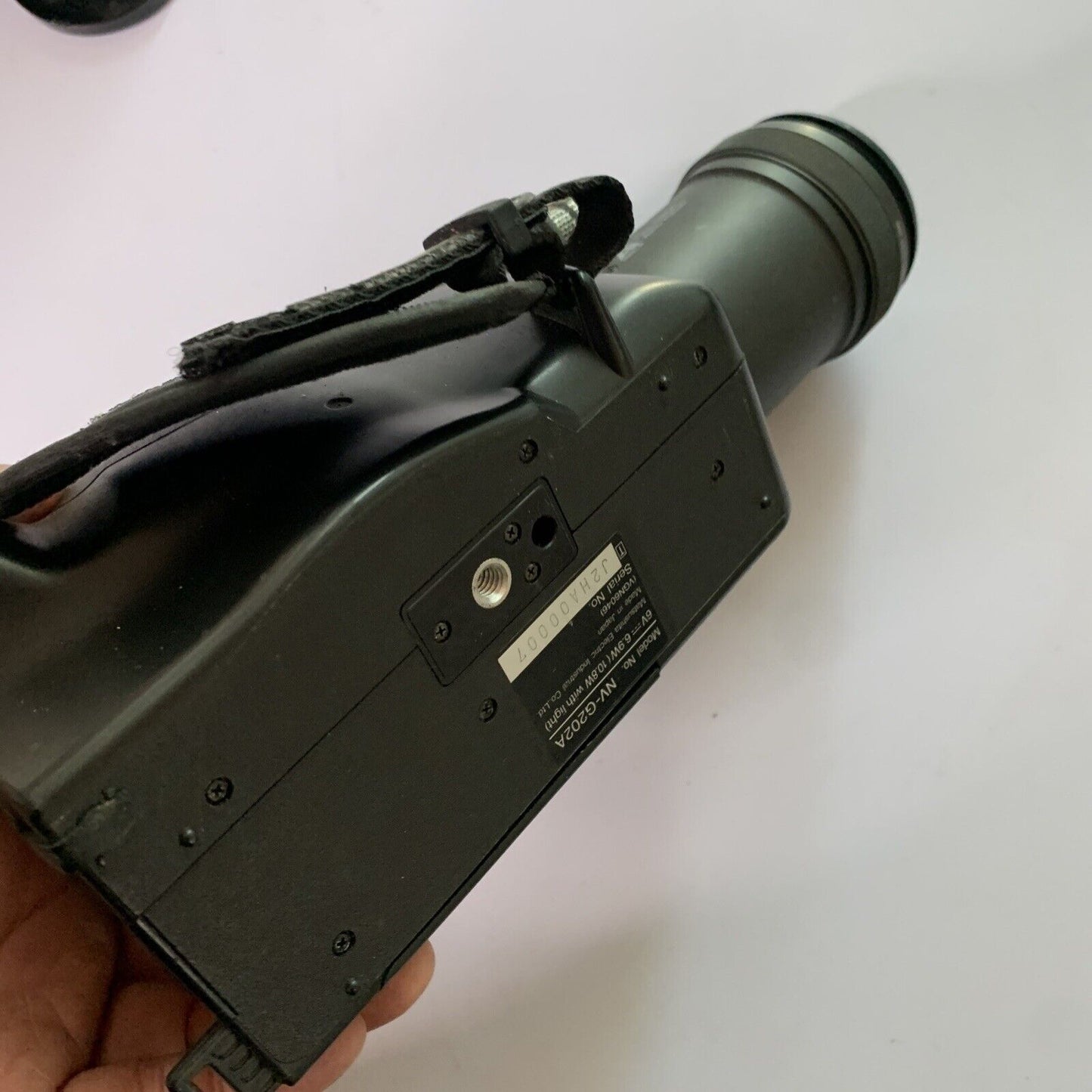 Panasonic NV-MC20A + NV-G202A VHS-C Camcorder *For Parts Or Repair