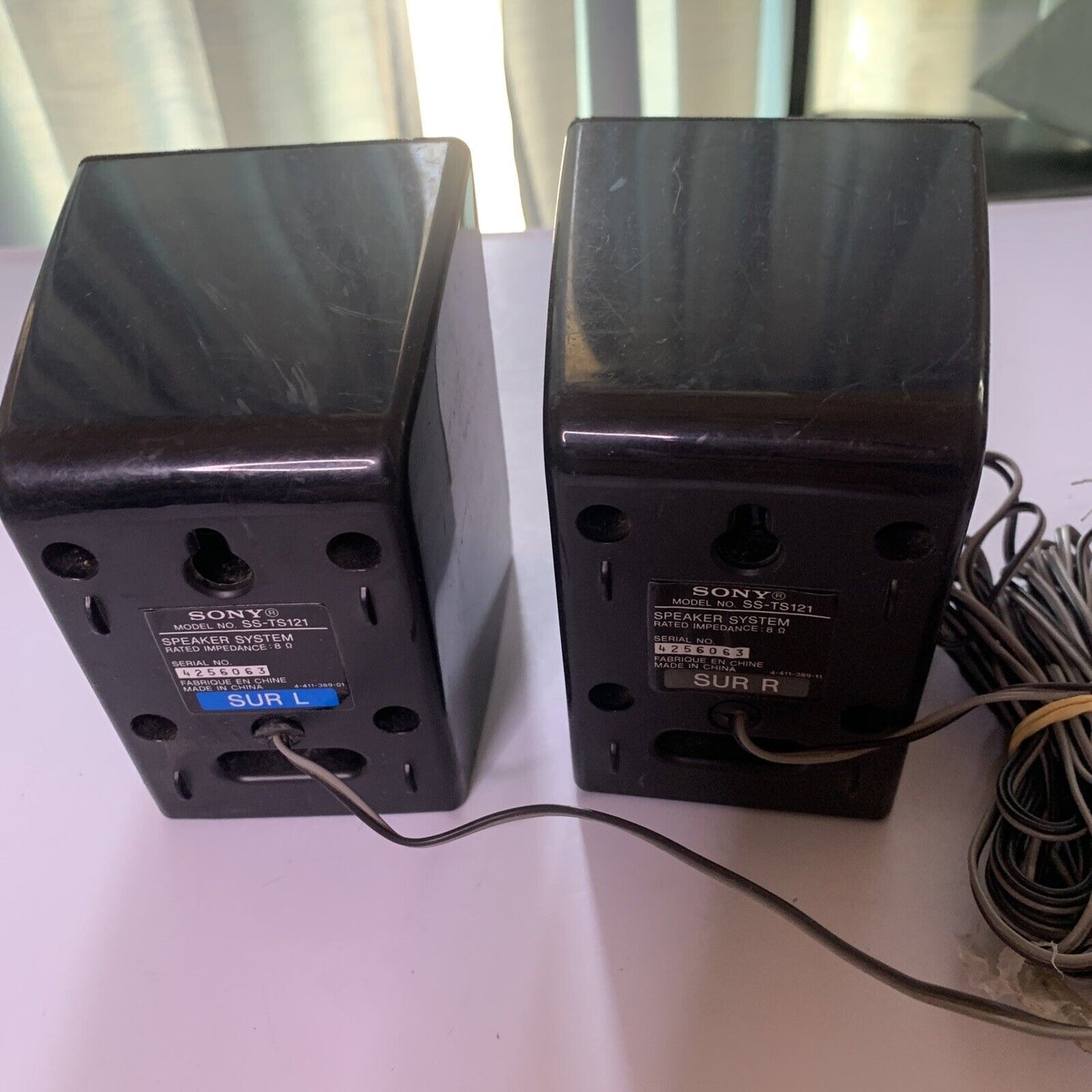 Sony SS-TS121 Surround Left And Right Speaker 8 Ohms