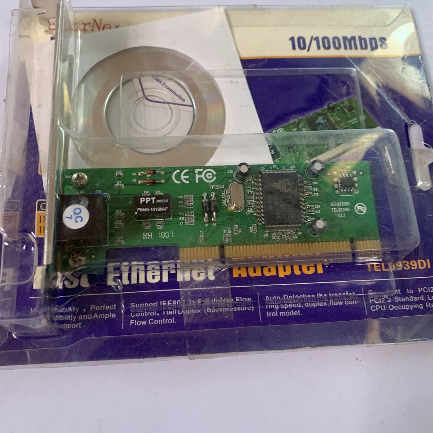 Starnet Fast Ethernet Adapter PCI Internal Card TEL9939DI