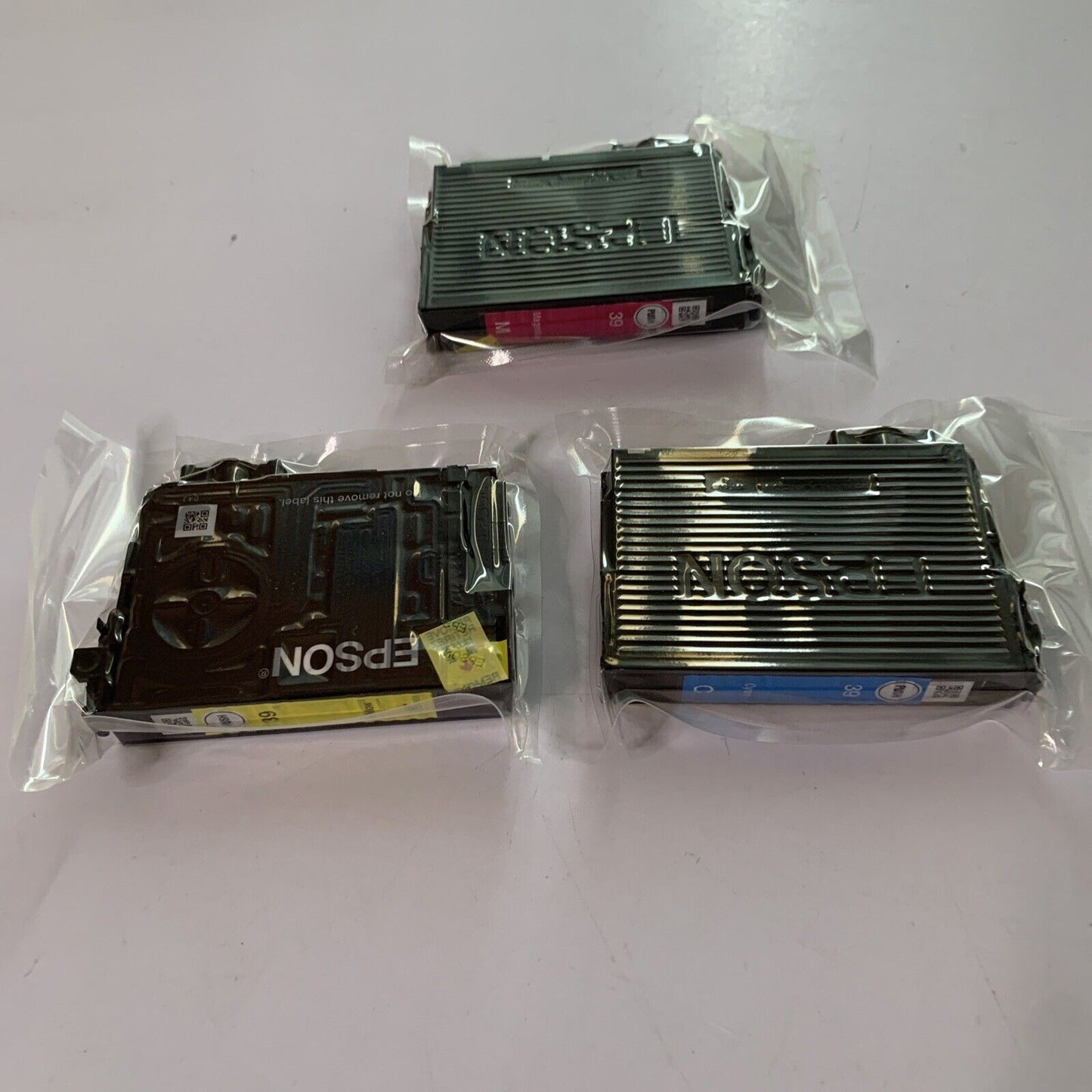 3x Genuine EPSON 39 Cyan Yellow Magenta Ink for Expression Home XP-2105/XP-4105