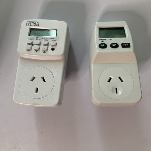 HPM Electricity LCD Timer D817/2 + Electus MS6115 LCD Power Meter