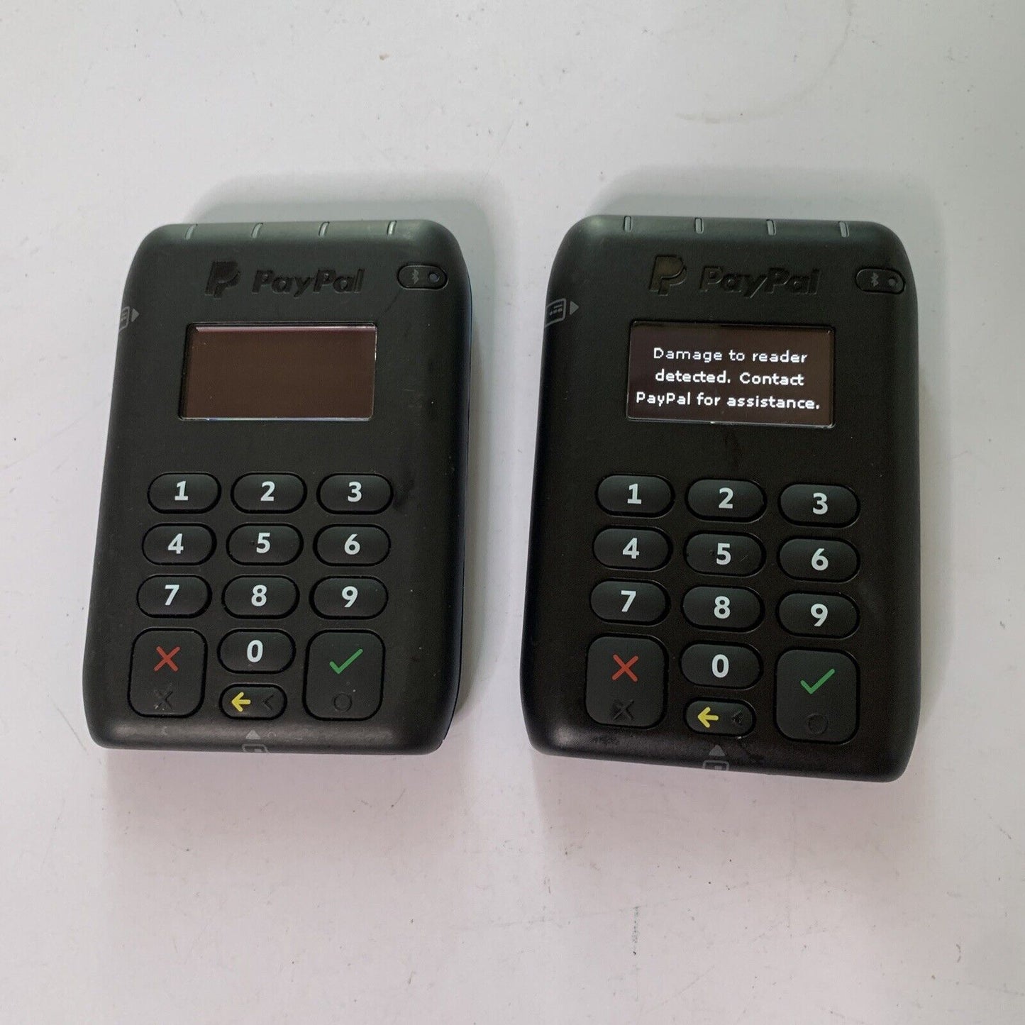 2x PayPal Readers M010-PROD10-V2-5 *For Parts Or Repair