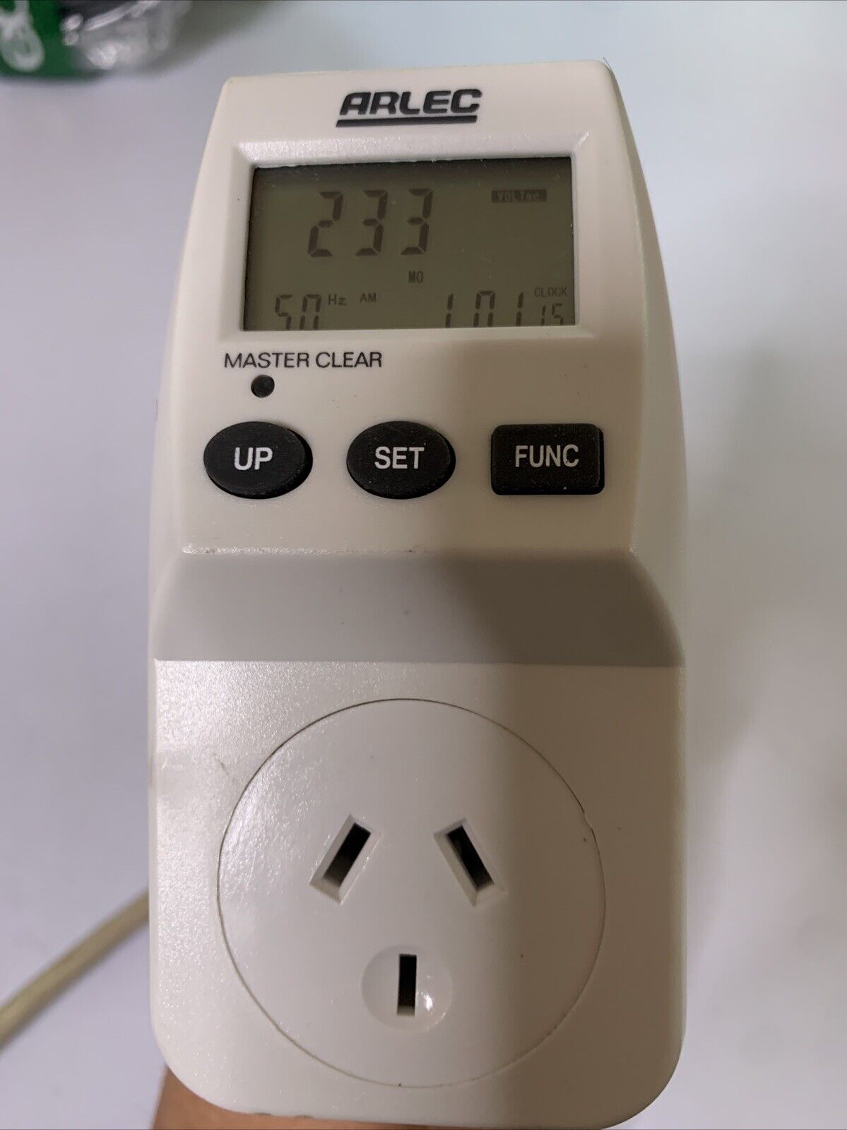 Arlec PC222 LCD Electrical Energy Cost Meter Monitor