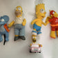 5x The Simpsons Figurines Homer Bart Itchy Radioactive Action Figure Plush Toy