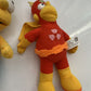 5x The Simpsons Figurines Homer Bart Itchy Radioactive Action Figure Plush Toy