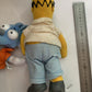 5x The Simpsons Figurines Homer Bart Itchy Radioactive Action Figure Plush Toy