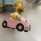 5x The Simpsons Figurines Homer Bart Itchy Radioactive Action Figure Plush Toy