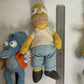5x The Simpsons Figurines Homer Bart Itchy Radioactive Action Figure Plush Toy