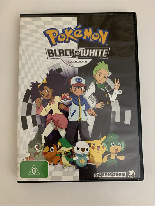 Pokemon Black & White : Season 14 Collection 2 (DVD, 2011, 3-Disc) Region 4
