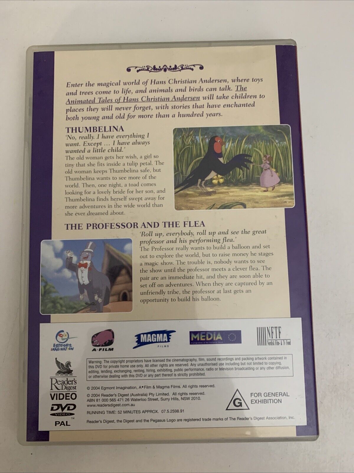 The Animated Tales Of Hans Christian Andersen (DVD, 2004) All Regions